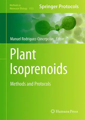 Rodríguez-Concepción |  Plant Isoprenoids | Buch |  Sack Fachmedien