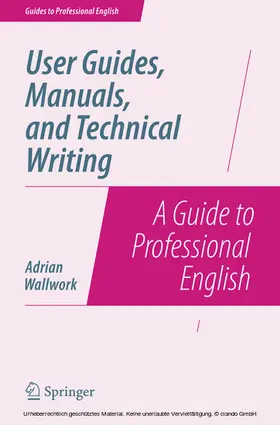 Wallwork |  User Guides, Manuals, and Technical Writing | eBook | Sack Fachmedien