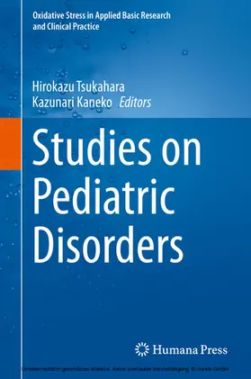 Tsukahara / Kaneko |  Studies on Pediatric Disorders | eBook | Sack Fachmedien
