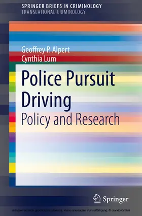 Alpert / Lum |  Police Pursuit Driving | eBook | Sack Fachmedien