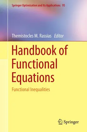 Rassias |  Handbook of Functional Equations | Buch |  Sack Fachmedien
