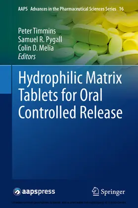 Timmins / Pygall / Melia |  Hydrophilic Matrix Tablets for Oral Controlled Release | eBook | Sack Fachmedien