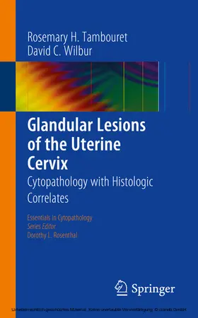 Tambouret / Wilbur |  Glandular Lesions of the Uterine Cervix | eBook | Sack Fachmedien