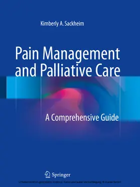 Sackheim | Pain Management and Palliative Care | E-Book | www2.sack.de