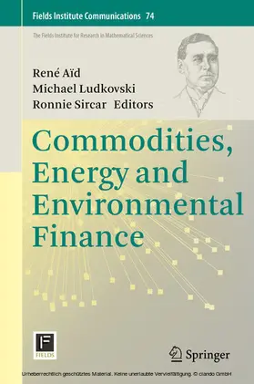 Aïd / Ludkovski / Sircar |  Commodities, Energy and Environmental Finance | eBook | Sack Fachmedien