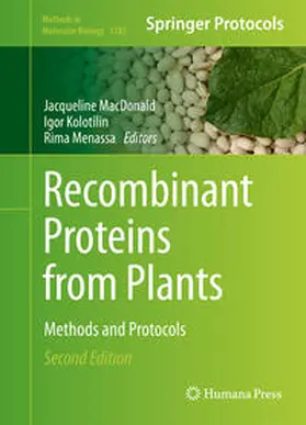 MacDonald / Kolotilin / Menassa |  Recombinant Proteins from Plants | eBook | Sack Fachmedien