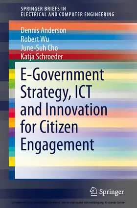 Anderson / Wu / Cho | E-Government Strategy, ICT and Innovation for Citizen Engagement | E-Book | sack.de