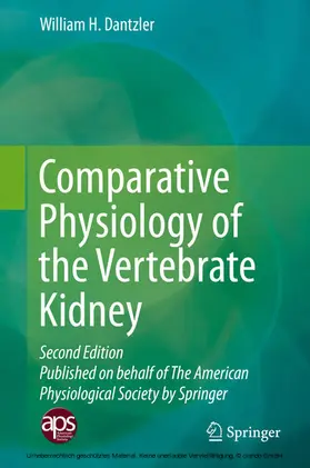Dantzler |  Comparative Physiology of the Vertebrate Kidney | eBook | Sack Fachmedien