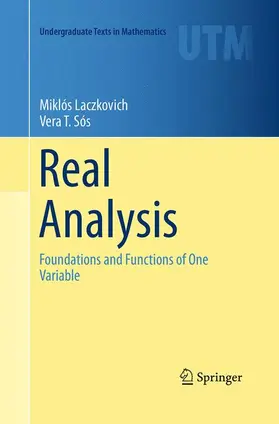 Sós / Laczkovich |  Real Analysis | Buch |  Sack Fachmedien