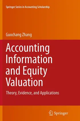 Zhang |  Accounting Information and Equity Valuation | Buch |  Sack Fachmedien