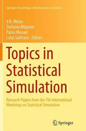 Melas / Salmaso / Mignani |  Topics in Statistical Simulation | Buch |  Sack Fachmedien