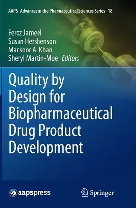 Jameel / Hershenson / Khan |  Quality by Design for Biopharmaceutical Drug Product Development | Buch |  Sack Fachmedien