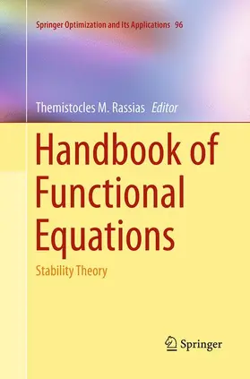 Rassias |  Handbook of Functional Equations | Buch |  Sack Fachmedien