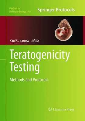 Barrow |  Teratogenicity Testing | Buch |  Sack Fachmedien