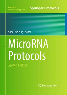 Ying | MicroRNA Protocols | Buch | 978-1-4939-6261-7 | www2.sack.de