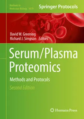 Greening / Simpson |  Serum/Plasma Proteomics | eBook | Sack Fachmedien
