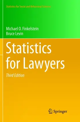 Levin / Finkelstein |  Statistics for Lawyers | Buch |  Sack Fachmedien