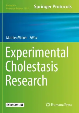 Vinken |  Experimental Cholestasis Research | Buch |  Sack Fachmedien