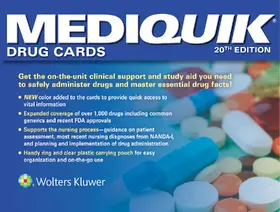 Vitale / LWW |  MediQuik Drug Cards | Buch |  Sack Fachmedien