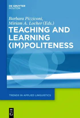 Pizziconi / Locher | Teaching and Learning (Im)Politeness | E-Book | sack.de