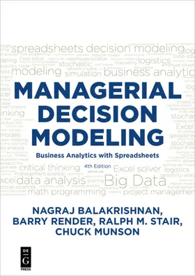 Balakrishnan / Render / Stair |  Managerial Decision Modeling | Buch |  Sack Fachmedien