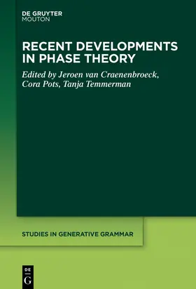 Craenenbroeck / Pots / Temmerman |  Recent Developments in Phase Theory | Buch |  Sack Fachmedien