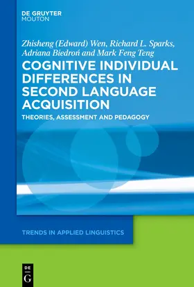 Wen / Teng / Sparks |  Cognitive Individual Differences in Second Language Acquisition | Buch |  Sack Fachmedien