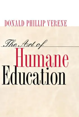 Verene |  The Art of Humane Education | eBook | Sack Fachmedien