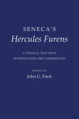 Seneca |  Seneca's "Hercules Furens" | eBook | Sack Fachmedien