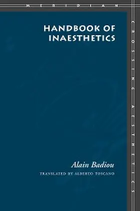 Badiou |  Handbook of Inaesthetics | eBook | Sack Fachmedien