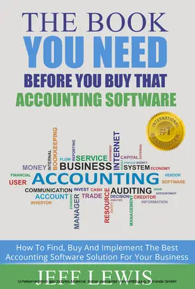 Lewis |  Book You Need Before You Buy That Accounting Software | eBook | Sack Fachmedien