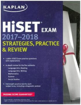  HiSet Exam 2017-2018: Strategies, Practice & Review | Buch |  Sack Fachmedien