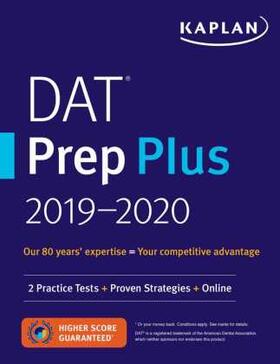  DAT Prep Plus 2019-2020 | Buch |  Sack Fachmedien