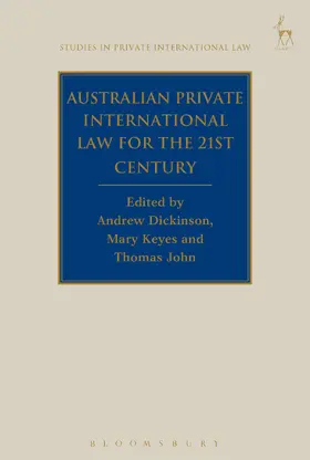 Dickinson / Keyes / John |  Australian Private International Law for the 21st Century | Buch |  Sack Fachmedien