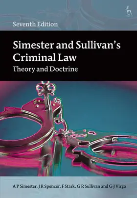 Simester / Spencer / Stark |  Simester and Sullivan’s Criminal Law | Buch |  Sack Fachmedien