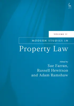 Farran / Hewitson / Ramshaw |  Modern Studies in Property Law, Volume 11 | Buch |  Sack Fachmedien