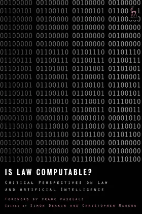 Deakin / Markou |  Is Law Computable? | Buch |  Sack Fachmedien