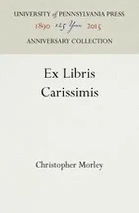 Morley |  Ex Libris Carissimis | Buch |  Sack Fachmedien