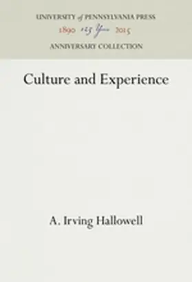 Hallowell |  Culture and Experience | Buch |  Sack Fachmedien