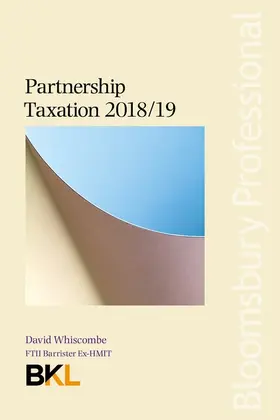 Whiscombe |  Partnership Taxation 2018/19 | Buch |  Sack Fachmedien