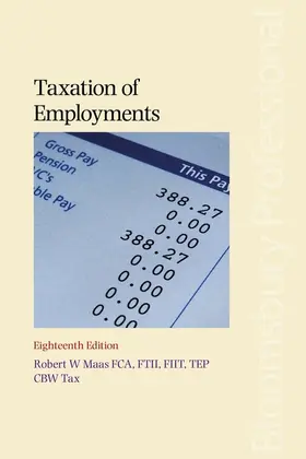 Maas |  Taxation of Employments | Buch |  Sack Fachmedien