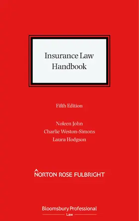 John / Weston-Simons / Hodgson |  Insurance Law Handbook | Buch |  Sack Fachmedien