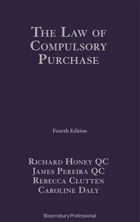 Honey KC / Pereira KC / Daly |  The Law of Compulsory Purchase | Buch |  Sack Fachmedien
