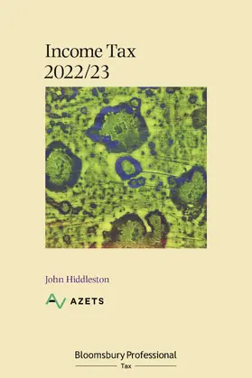 Hiddleston |  Bloomsbury Professional Income Tax 2022/23 | Buch |  Sack Fachmedien