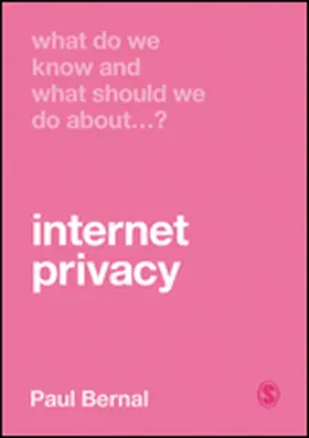 Bernal |  What Do We Know and What Should We Do About Internet Privacy? | Buch |  Sack Fachmedien