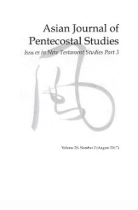 Johnson |  Asian Journal of Pentecostal Studies, Volume 20, Number 2 | eBook | Sack Fachmedien