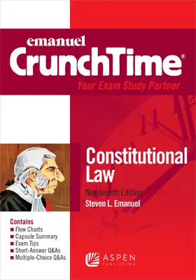 Emanuel |  Emanuel Crunchtime for Constitutional Law | Buch |  Sack Fachmedien