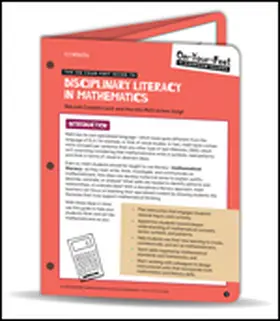 Lent / Voigt |  The On-Your-Feet Guide to Disciplinary Literacy in Mathematics | Loseblattwerk |  Sack Fachmedien
