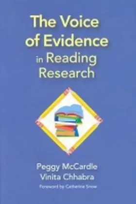 McCardle / Chhabra |  The Voice of Evidence in Reading Research | Buch |  Sack Fachmedien