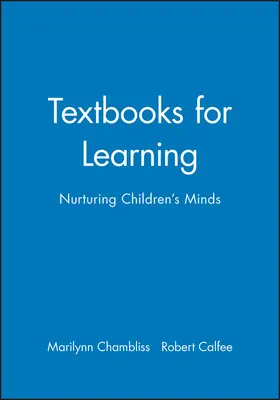 Chambliss / Calfee |  Textbooks for Learning | Buch |  Sack Fachmedien
